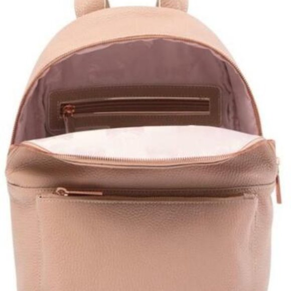 TED BAKER Soft Grain Leather Backpack Mink/Rose Gold - Picture 3 of 6